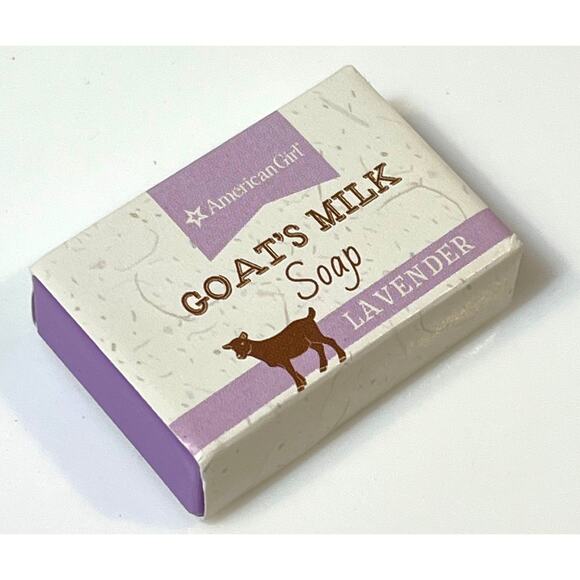 NEW American Girl Doll GOAT’S MILK BAR SOAP Purple Lavender BathToy Accessory - Picture 4 of 4